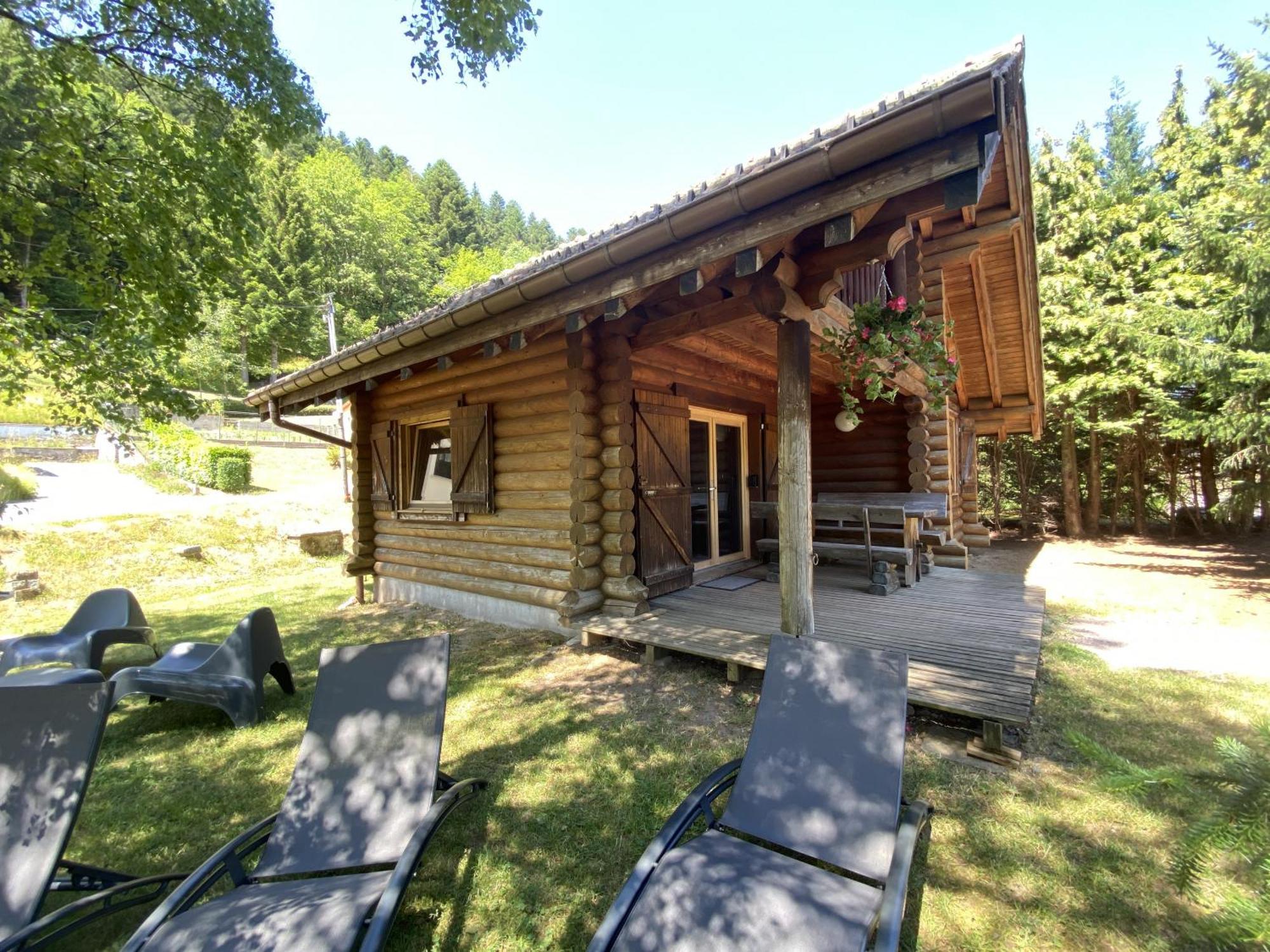 L'Oursblanc Chalet En Rondins La Bresse Exterior foto